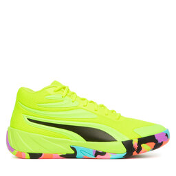 Puma Buty do koszykówki Puma Court Pro Marble 311394 02 Żółty