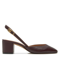Tommy Hilfiger Sandali Tommy Hilfiger Pump Slingback Smooth Leather FW0FW08621 Bordeaux