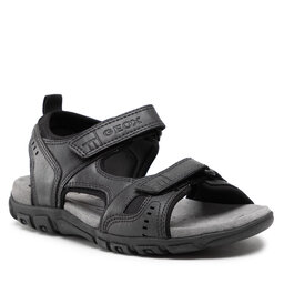 Geox Szandál Geox U S.Strada A U4224A 000ME C9999 Black