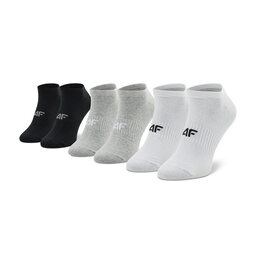 E-shop Sada 3 párů dámských nízkých ponožek 4F