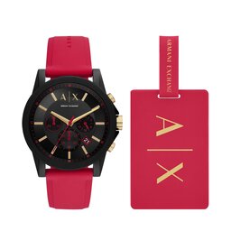 Armani Exchange Reloj Armani Exchange Outerbanks AX7152SET Black/Red