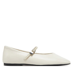 Calvin Klein Μπαλαρίνες Calvin Klein Ballerina New Buckle - Lth HW0HW02483 Μπεζ
