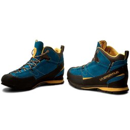 

Трекінгові черевики La Sportiva Boulder X Mid Gtx GORE-TEX 17EBY Blue/Yellow, Cиній