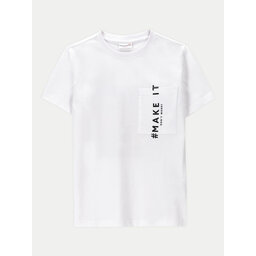 Coccodrillo Coccodrillo Camiseta WC4143204NWJ Blanco Regular Fit