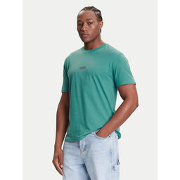 Quiksilver Quiksilver T-shirt Ev Swell Ovation Ss EQYZT08187 Zelena Comfort Fit