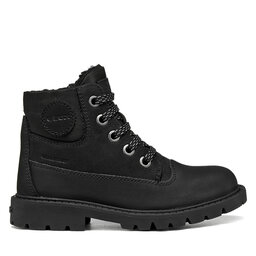 Geox Schnürstiefeletten Geox J Shaylax Boy Wpf J66HDB 032FU C9999 D Schwarz