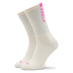 

Набір 2 пар високих жіночих шкарпеток Puma Women Slouch Sock 2P 938005 Oatmeal 02, Білий