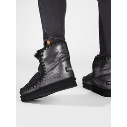 

Взуття Mou Eskimo 18 Microglitter Black, Чорний