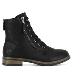 Rieker Schnürschuhe Rieker 72221-00 Schwarz