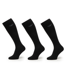 Emporio Armani Underwear Lange Socken Emporio Armani Underwear EM000556 AF14446 MC061 Schwarz