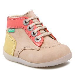 Kickers Snörskor Kickers Bonzip-2 879052-10 M Beige/ Rose Jaune 112