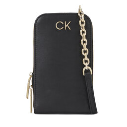 Calvin Klein Funda para móvil Calvin Klein Re-Lock Phone Crossbody K60K611100 Ck Black BAX