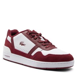 Lacoste Sneakers Lacoste T-Clip 746SMA0070 Wht/Burg 2G1