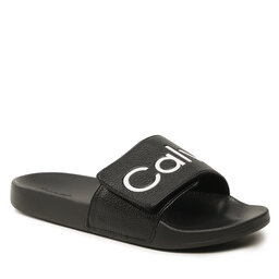 Calvin Klein Mules / sandales de bain Calvin Klein Adj Pool Slide Pu M0HM00957 Ck Black BEH