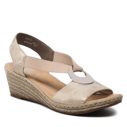 Rieker Sandales Rieker 624H6-60 Beige