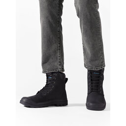 Palladium Schnürstiefeletten Palladium Pampa Sport Cuff Wps 72992-010-M Schwarz