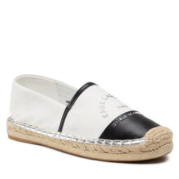 KARL LAGERFELD Espadrillas KARL LAGERFELD KL80108A White Canvas W/Black