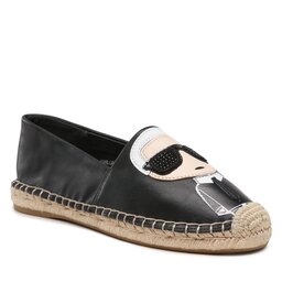 KARL LAGERFELD Espadrillos KARL LAGERFELD KL80111A Black Lthr