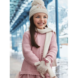 Mayoral Conjunto: gorro, bufanda y guantes Mayoral 10826 Beis
