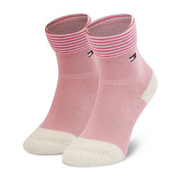 

Набір 2 пар високих дитячих шкарпеток Tommy Hilfiger 701210508 Pink Combo 002, Рожевий