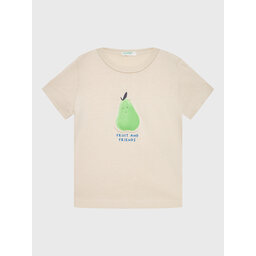 United Colors Of Benetton United Colors Of Benetton Camiseta 3I1XA1007 Beis Regular Fit