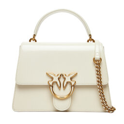 PINKO Torebka PINKO Love One Top Handle Classic Light PE 25 PLTT 100066 A1UV Biały