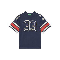 United Colors Of Benetton United Colors Of Benetton Camiseta 3MI5C10OA Azul marino Relaxed Fit