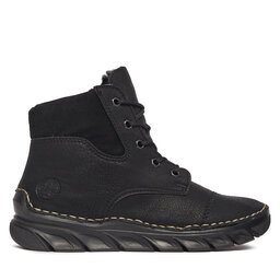 Rieker Schnürschuhe Rieker 55000-00 Schwarz