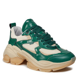 Bronx Sneakers Bronx Platform sneakers 66461B-OA Emerald Green/Oatmilk 3735