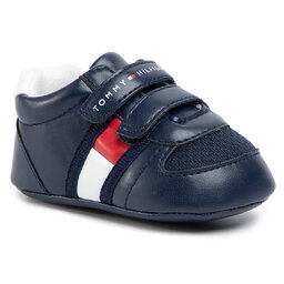 Tommy Hilfiger Sneakersy Tommy Hilfiger Velcro Shoe T0B4-30191-0271 Blue/White X007