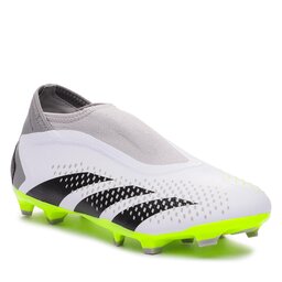 adidas Boty adidas Predator Accuracy.3 Laceless Firm Ground Boots GZ0021 Ftwwht/Cblack/Luclem