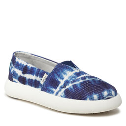 Toms Halbschuhe Toms Alpargata Mallow 10017835 Navy Batik Tie/Dye Crochet