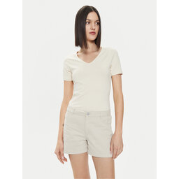 4F 4F Póló 4FWSS24TTSHF1359 Ekru Slim Fit