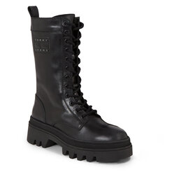 

Ботильйони Tommy Jeans Tjw Fashion Lace Up EN0EN02296 Black BDS, Чорний