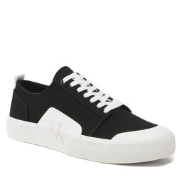 Calvin Klein Jeans Sneakers Calvin Klein Jeans Skater Vulc Low Laceup Badge YM0YM00598 Black/White 0GJ