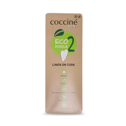 Coccine Einlagen Coccine Eco Insole 2 Linen On Cork Braun