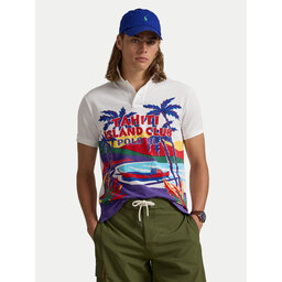 Polo Ralph Lauren Polo Ralph Lauren Pólóing 710958934001 Fehér Custom Slim Fit