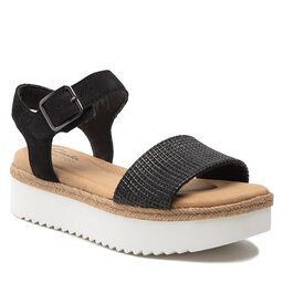 Clarks Espadrile Clarks Lana Shore 261646274 Black Combi Lea
