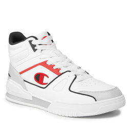 

Снікерcи Champion Mid Cut Shoe 3 Point Mid S22119-WW010 Wht/Navy/Red, Білий