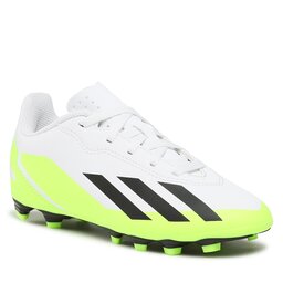 adidas Batai adidas X Crazyfast.4 Flexible Ground Boots IE1588 Ftwwht/Cblack/Luclem