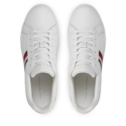 

Снікерcи Tommy Hilfiger Essential Court Sneaker Stripes FW0FW07779 White YBS, Білий