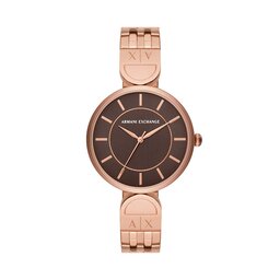 Armani Exchange Karóra Armani Exchange Brooke AX5384 Brown/Rose Gold