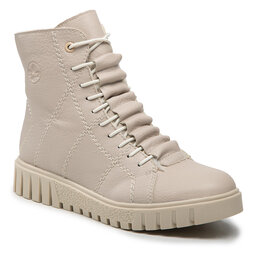 Rieker Botki Rieker Y3420-61 Beige