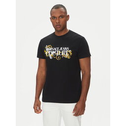 Versace Jeans Couture Versace Jeans Couture Camiseta 78GAHC05 Negro Regular Fit