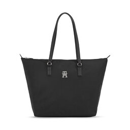 Tommy Hilfiger Soma Tommy Hilfiger Poppy Th Tote AW0AW15639 Melns