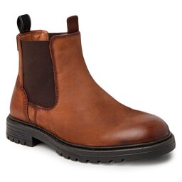 Pepe Jeans Kotníková obuv s elastickým prvkem Pepe Jeans PMS50238 Cognac 879