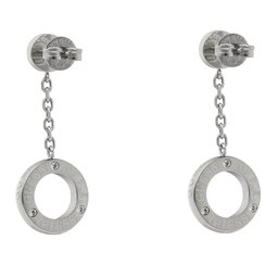 

Сережки Guess Circle Lights JUBE03 161JW RH, Покриття срібним родієм