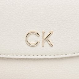 

Сумка Calvin Klein Re-Lock Crossbody W/Flap Pbl K60K610197 Dark Ecru PC4, Бежевий