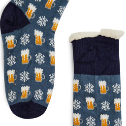 

Високі чоловічі шкарпетки Cabaïa Biere Noel SOKFW2122 Blue, Голубий