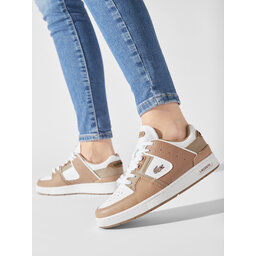Lacoste Sneakersy Lacoste Court Cage 223 2 Sfa Wht/Brw